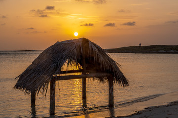 Sonnenuntergang auf Cayo Santa Maria, Kuba