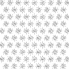 Floral design. Doodle illustration.  white background