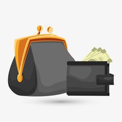 Money design. Financial item. Isolated illustration