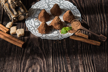 pyramid shape chocolate candies