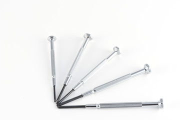 Screwdrivers kit isolated