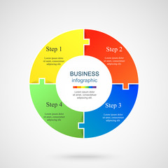 Vector infographic template