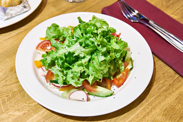 Fresh vegetable salad