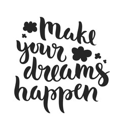 Hand drawn lettering poster