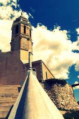 Kirche mit Treppe