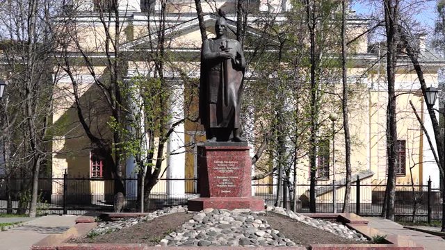 Monument to knyaz Alexander Nevsky