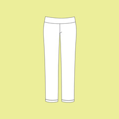  Women's home pants. pants female jersey.