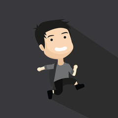 Boy Cartoon Character Vector