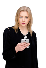 businesswoman with cell phone 