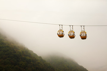 Telpher -  cable car - in China