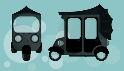 Obraz premium Transportation icon. Retro concept. car illustration