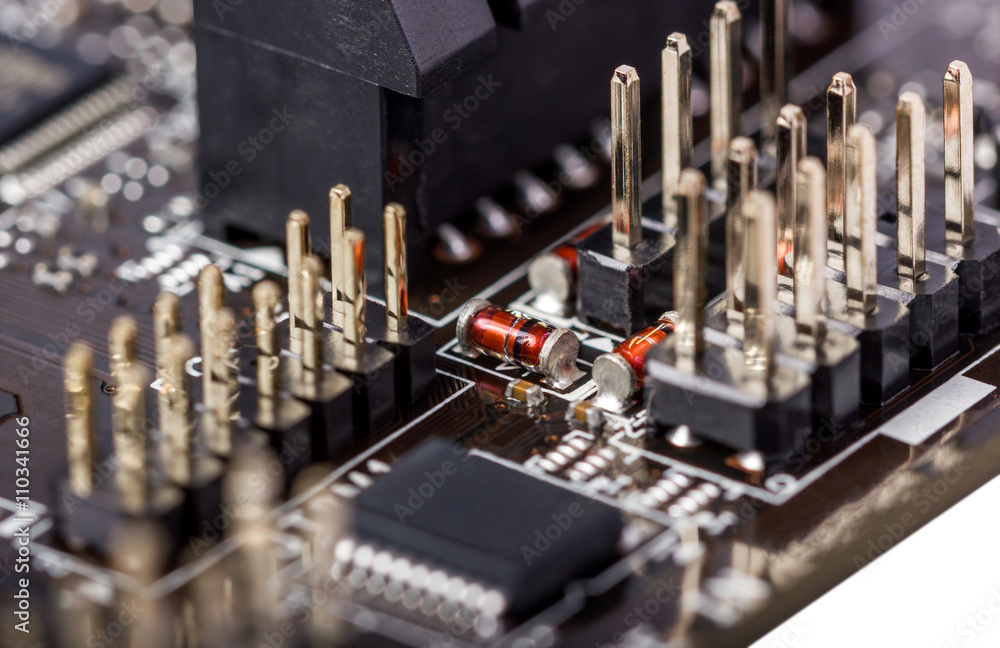 Poster electronic collection - computer circuit board