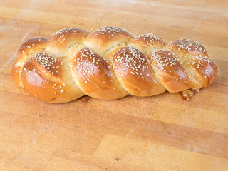 homemade round bread