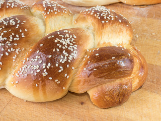 homemade round bread