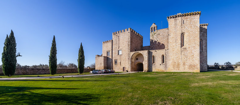 Flor da Rosa Monastery in Crato. Belonged to the Hospitaller Knights (aka Malta Order), one of the Crusader Orders. Currently a Pousada de Portugal / Historical Inn of Portugal.