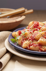 Gnocchi with tomato sauce