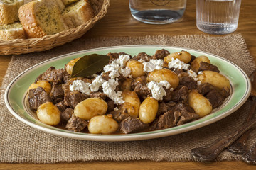 Greek Lamb Stew with Feta