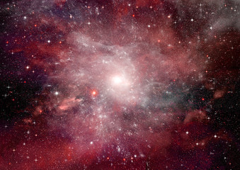 galaxy in a free space