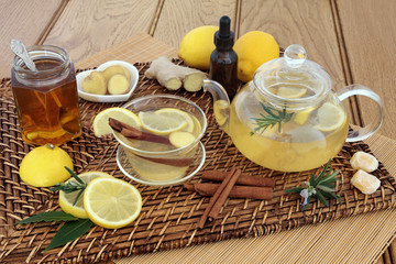 Honey Lemon and Spice Drink 
 