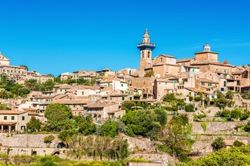 Sant Bartomeu Church in the village of Valldemossa