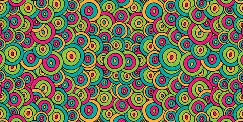 Colorful circles background