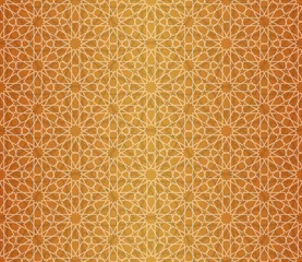 Papier peint Orange Vecteur transparente islamique