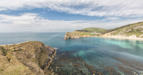 Lulworth Cove on Dorset's Jurassic Coast.