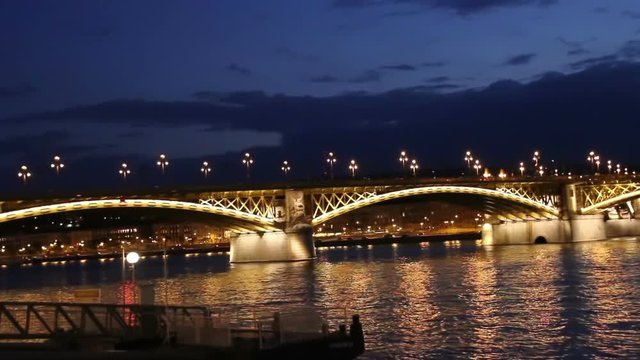 Bridge over the Danube. Budapest. Hungary.