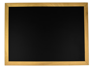 Black School Chalk and magnet Board on White