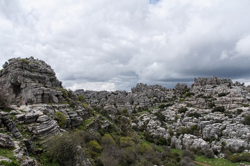 grandes maravillas de la naturaleza el Torcal de Antequera en la provincia de Málaga