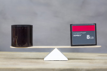 Camera film and memory card