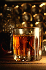 Glass of whiskey 