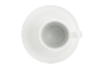 Obraz na płótnie Canvas white mug and saucer