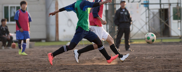 サッカー　フットボール © makieni