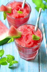 Watermelon smoothie.