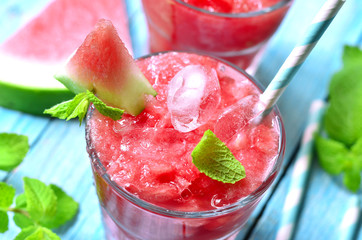 Watermelon smoothie.