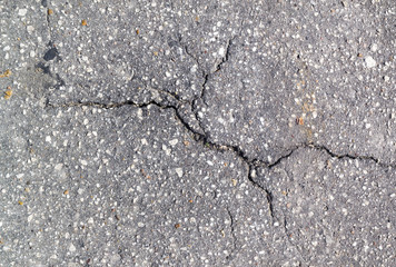 Asphalt texture with cracks