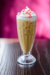 milkshake with syrup