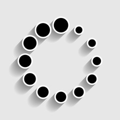 Circular loading sign