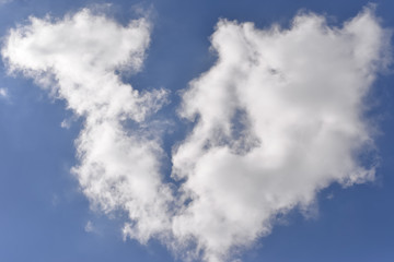 Sky with cloud