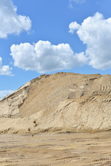 Fototapeta na wymiar sand mountain