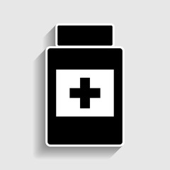 Medical container sign