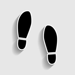 Imprint soles shoes sign