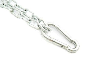 Obraz premium carabiner on a chain