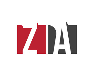 ZA red square letter logo for alliance,association,advisor,accountants,academy