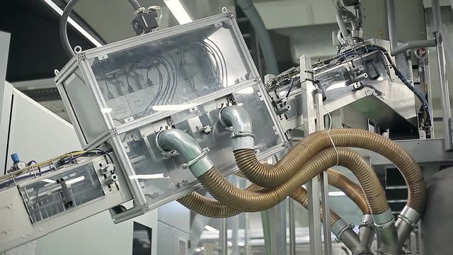 A machine for the production of plastic bottles