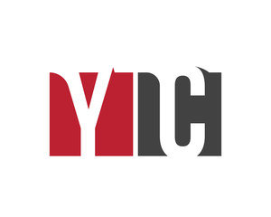 YC red square letter logo for collage, company, center, construction, community, computer