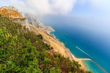 Amazing Vista from the top of the Rock of Gibraltar