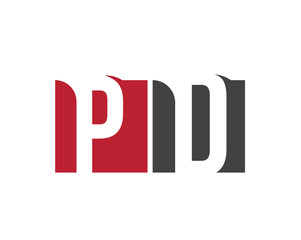 PD red square letter logo for data, developer, design, department, delivery, digital
