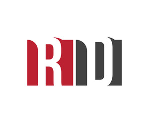 RD red square letter logo for data, developer, design, department, delivery, digital